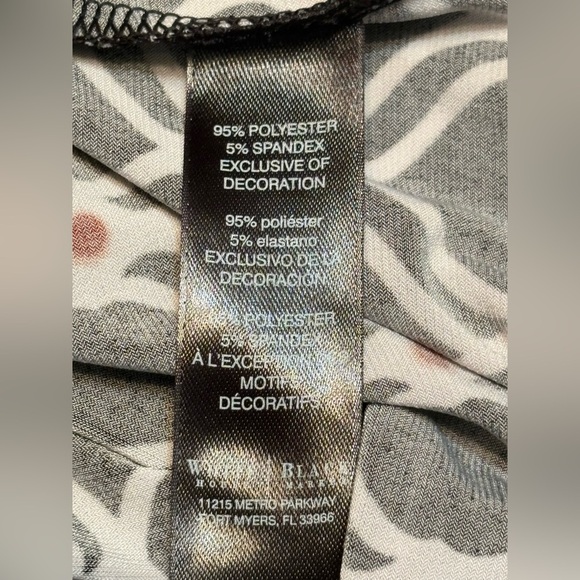 White House Black Market Black and White Geometric Dress size Small - Picture 7 of 12